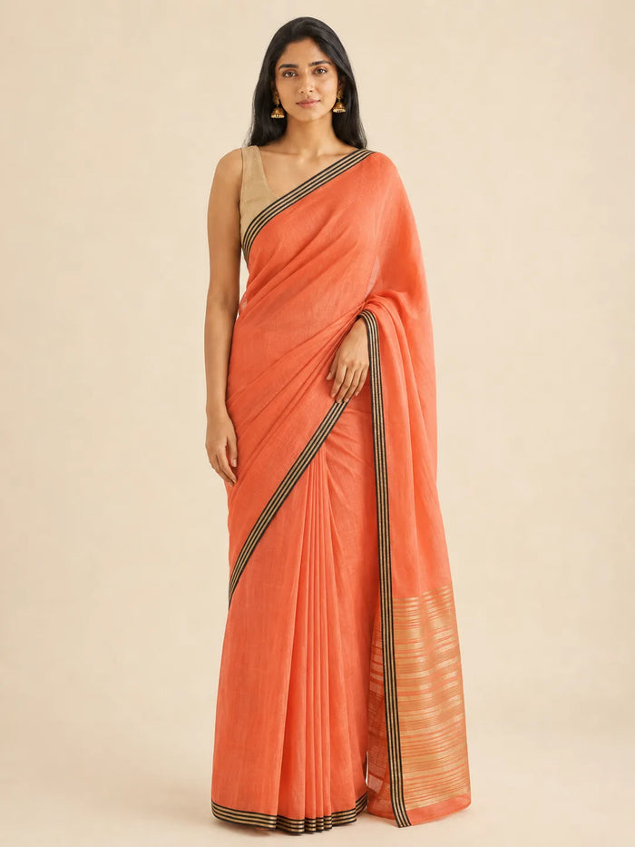Maheshwari Reversible Border Saree
