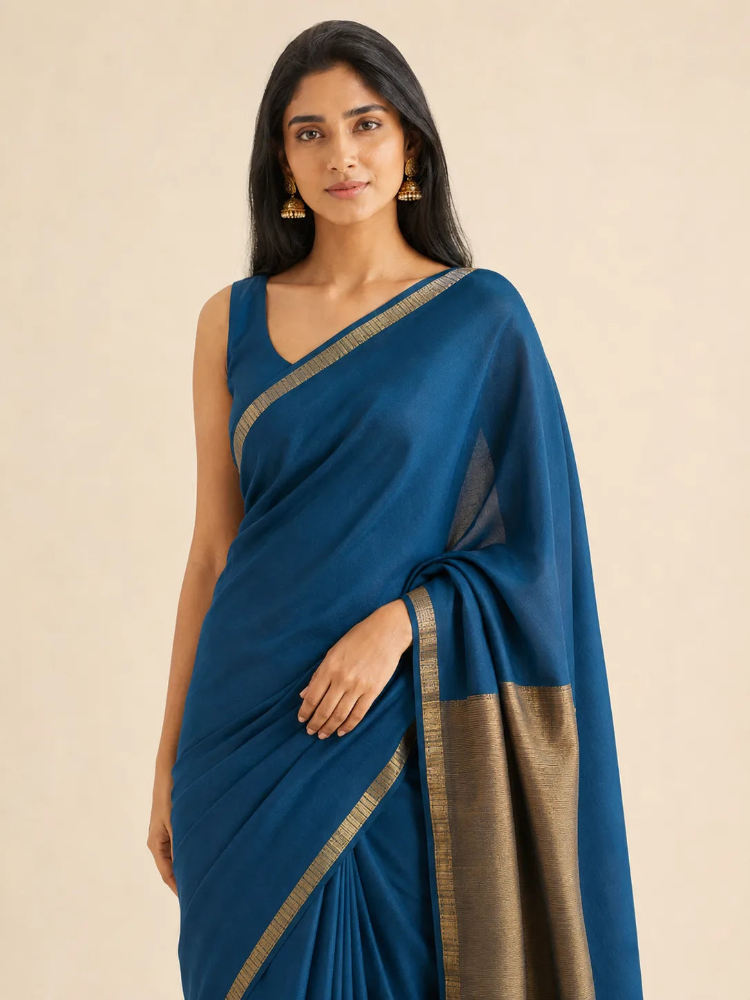 Mysore Silk Classic Saree — fabric detail